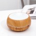 500ML Ultrasonic Smart Woodgrain Aroma Diffuser Home Mini Air Humidifier Creative Air Atomizer