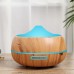 500ML Ultrasonic Smart Woodgrain Aroma Diffuser Home Mini Air Humidifier Creative Air Atomizer