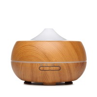 500ML Ultrasonic Aroma Diffuser Mini Humidifier Woodgrain Creative Air Humidifier Home Air Atomizer