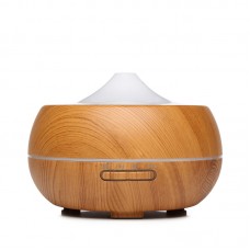 500ML Ultrasonic Aroma Diffuser Mini Humidifier Woodgrain Creative Air Humidifier Home Air Atomizer