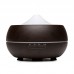 500ML Ultrasonic Aroma Diffuser Mini Humidifier Woodgrain Creative Air Humidifier Home Air Atomizer