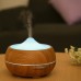 500ML Ultrasonic Aroma Diffuser Mini Humidifier Woodgrain Creative Air Humidifier Home Air Atomizer