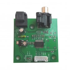 Audio Board I2S Input To SPDIF Coaxial Output Optical Output Board Support Sampling 44.1K-192K