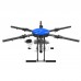 E616P 6 Axis Drone Folding Agricultural Drone Frame Assembled Wheelbase 1648MM With 16L Water Tank