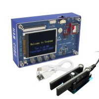 QU-7025 Morse Key Automatic Dual Paddle Key Magnetic Base + HAM Main Controller V1.30 1.8" Display