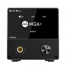 SMSL M500 Headphone Amplifier DSD DAC Decoder Aluminum Alloy Shell For MQA ES9038PRO XU216 Black