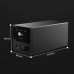 SMSL M500 Headphone Amplifier DSD DAC Decoder Aluminum Alloy Shell For MQA ES9038PRO XU216 Black