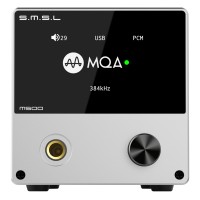 SMSL M500 Headphone Amplifier DSD DAC Decoder Aluminum Alloy Shell For MQA ES9038PRO XU216 Silver