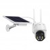 2MP Wireless Solar Camera Outdoor Dome Camera HD PTZ Security Camera Waterproof Q9-4G Version