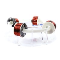 Ring Accelerator 4-Coil Version Unassembled Magnet Scientific Experiment Creative High-Tech Toy Kit