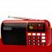 KK-16 Portable MP3 Music Player Mini FM Radio Stereo Speaker LED Flashlight Support U Disk TF Card