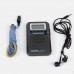 HRD-737 Air Band Radio Receiver Full Band Radio Alarm Clock VHF Multiband Radio LCD Backlight Black