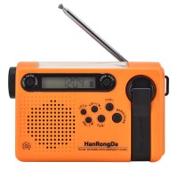 HRD-900 Solar Radio Full Band Radio FM AM SW Radio w/ Emergency Alarm Flashlight Standard Version
