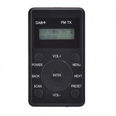HRD-100 Vehicle Portable DAB Receiver FM Transmitter Digital Radio For Ham Radio DIY Applications