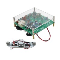 88-108MHz FM Radio DIY Radio Receiver with Acrylic Shell Fully Discrete Assembled Version  