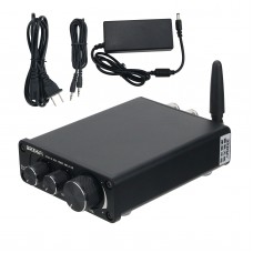 TPA3116 Amplifier Bluetooth 5.0 Mini Stereo Amplifier Bluetooth Power Amp 50WX2 With Power Adapter