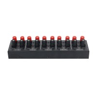 1 In 4 Out Amplifier 4 Zone Sound Source Signal Distribution Panel Single Input 300W Per Channel