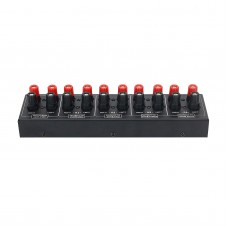 1 In 4 Out Amplifier 4 Zone Sound Source Signal Distribution Panel Single Input 300W Per Channel
