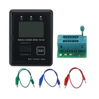 Graphic M8 Transistor Tester Diode Inductance Capacitance ESR Voltage Frequency Meter with Case