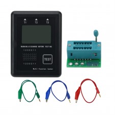 Graphic M8 Transistor Tester Diode Inductance Capacitance ESR Voltage Frequency Meter with Case