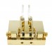 JPC-65 Telegraph Key Morse Key Automatic Dual Paddle Key Copper For CW Amateur Radio Walkie Talkie