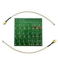 RF Demo Kit NanoVNA-F RF Test Board For HAM Vector Network Analyzer Tests Filter Attenuator