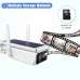 T13-2 WiFi Solar Camera 2MP Waterproof Outdoor Security Camera Wireless Farm Surveillance Camera