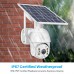 T16 2MP WiFi Solar Camera Rotatable Dome Security Camera Outdoor PTZ Camera For Field Fish Pond