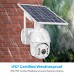 T16 2MP 4G Solar Camera Rotatable Dome Security Camera Outdoor PTZ Camera For Field Fish Pond