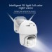 Q5 Wifi Solar Camera 2MP 8W PTZ Camera Dome Camera HD Full Color Wireless Outdoor Security Camera