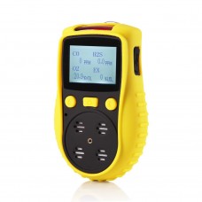 YT-1200H-S4 Portable Gas Detector 4 Gas Meter Gas Analyzer LCD Dot Matrix Display For CO O2 H2S EX