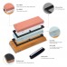 Whetstone Sharpening Stone Set 400/1000 Grit With Bamboo Base Practical Assistant For Home Kitchen