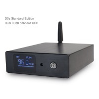 ES9038 DAC Bluetooth Decoder Lossless Audio Receiver D5s Standard Version Two ES9038Q2M Onboard USB