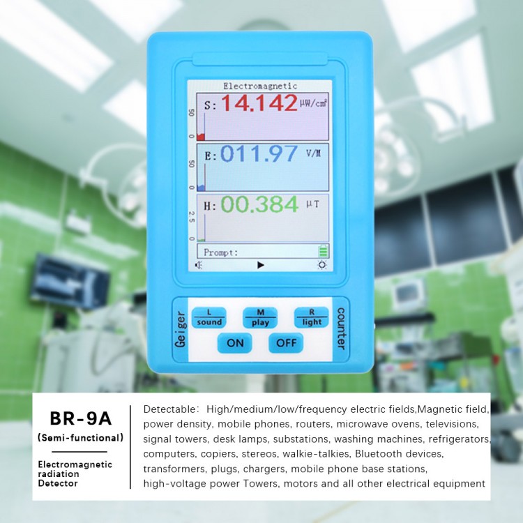 BR-9A Electromagnetic Radiation Detector Electromagnetic Radiation ...
