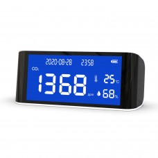 DM69H CO2 Carbon Dioxide Detector Air Quality Monitor Temperature Humidity Analyzer With CO2 Alarm