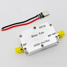 Microwave Capacitors RF Feed Box Bias Tee Coaxial Feed RF Blocking 10M-6GHz Low Insertion Loss