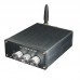 A2-3 50Wx2 Bluetooth 5.0 Amplifier Digital Mini Power Amp w/ Treble Bass Knobs TPA3126D2 For APTX