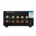 HiFi Stereo Audio Switcher 4 In 1 Out/ 1 In 4 Out RCA Audio Switcher Splitter  Lossless Transmission 