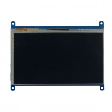 Capacitive Touch Screen 7 Inch IPS Display 1024x600 7inch HDMI LCD (C) + Black White Shell