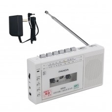 PANDA 6503 FM Radio Two Band Radio Cassette Recorder Tape Transfer Support USB TF Card MP3 Music