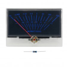 Power Amplifier VU Meter DB Level Meter DAC Audio Power Sound Pressure Meter with Backlight P-134