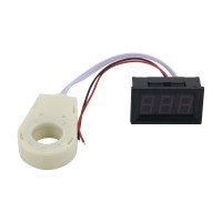 DC 100A Hall Current Voltmeter Isolated Digital Voltage Current Meter w/ Anti-reverse Connection  