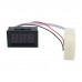 DC 100A Hall Current Voltmeter Isolated Digital Voltage Current Meter w/ Anti-reverse Connection  