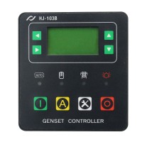 Maxgeek HJ-103B Generator Controller Diesel Genset Control Module Auto Start Control Panel LCD Display
