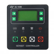 Maxgeek HJ-103B Generator Controller Diesel Genset Control Module Auto Start Control Panel LCD Display