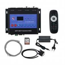 ARTNET-DMXSPI DMX 512 Stage Light Controller + Offline (Buttons + Remote Control + Serial Port)