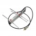 Portable U/V Pocket Yagi Antenna VHF 76-350Mhz UHF 250-500Mhz UHF Gain 8DBI VHF Gain 6DBI 25W