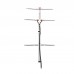 Portable U/V Pocket Yagi Antenna VHF 76-350Mhz UHF 250-500Mhz UHF Gain 8DBI VHF Gain 6DBI 25W