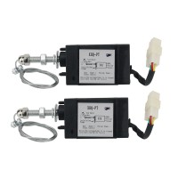 2pcs XHQ-PT Diesel Generator Engine Stop Solenoid Valve Flameout Device DC 12V Power Off Pulling Type