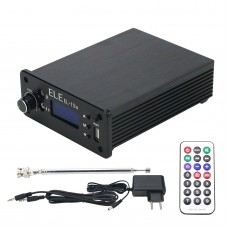 EL-15S FM Broadcast Transmitter Timing Wireless Broadcasting System Play Music 1.5W For U Disk MP3